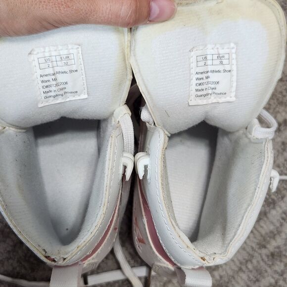 American Athletic Softboot ice skates with pink trim size 2 - Picture 11 of 12